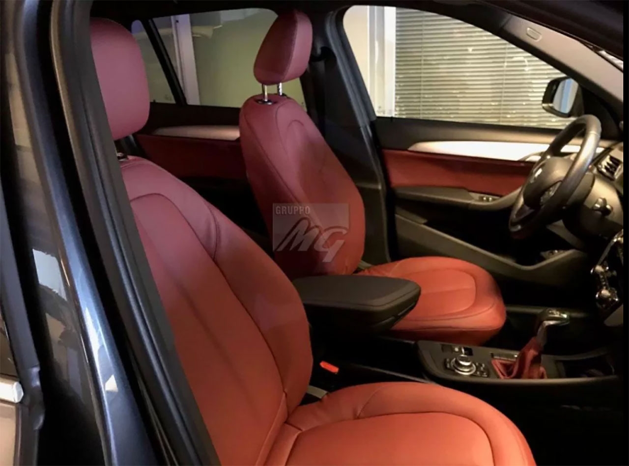 Bmw X1- Nuovi interni in pelle colore rosso