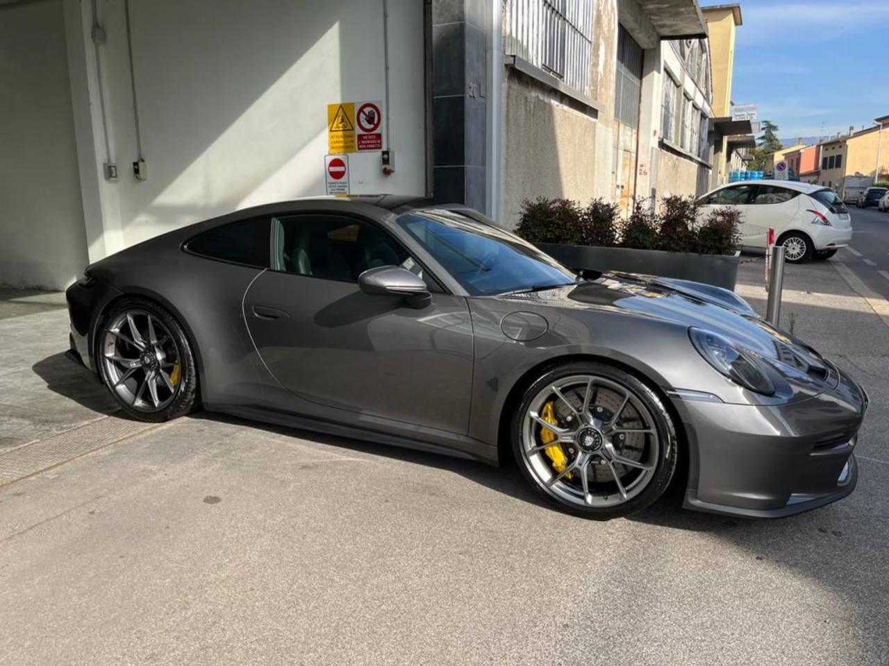 Sostituzione particolari in pelle seduta Porsche GT3