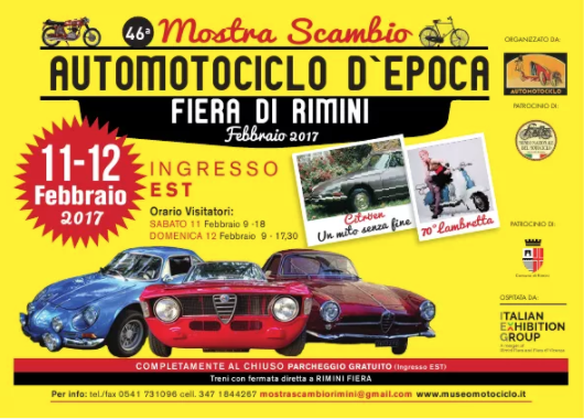 MOSTRA SCAMBIO AUTOMOTOCICLO D’EPOCA 2017