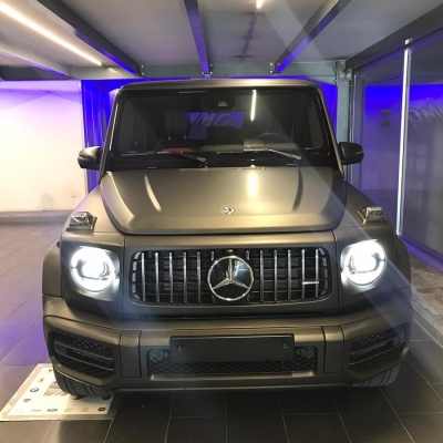 Wrapping auto Mercedes classe G nero opaco