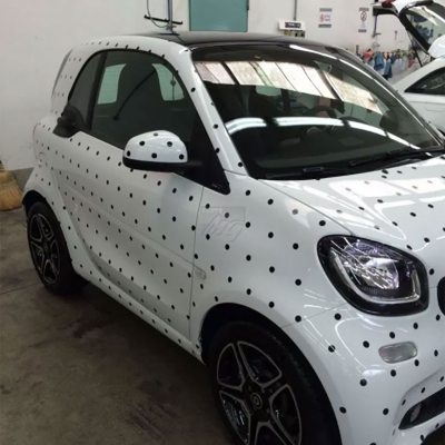 SMART PELLICOLATA POIS CAR WRAPPING POIS