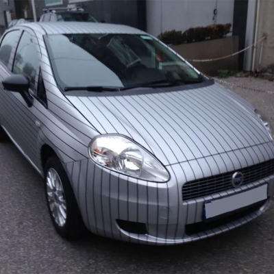 Car Wrapping Fiat Punto – Gessato Grigio